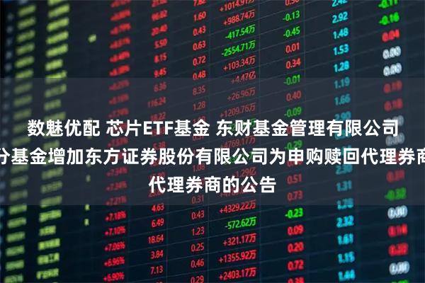 数魅优配 芯片ETF基金 东财基金管理有限公司旗下部分基金增加东方证券股份有限公司为申购赎回代理券商的公告